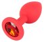 Anal Plug You2Toys »Colorful Joy« 7,2 cm - Rosu