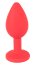 Anal Plug You2Toys »Colorful Joy« 7,2 cm - Rosu