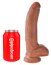 Dildo Pipedream "King Kock" 23 cm - Maro - detaliu design