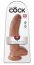 Dildo Pipedream "King Kock" 23 cm - Maro - vedere frontala