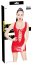 Rochie Latex Look Black Level - Rosu