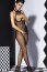 Bodystocking Decupat N101 Obsessive - Negru