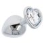 Butt Plug Anal Toyz4Lovers "Heart Jewel" 7 cm - Argintiu - vedere laterala