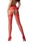 Dres Decupat Model Floral Passion S027  - Rosu