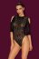 Body Obsessive, Merry, cu decupaje, umeri goi, animal print, negru, S-L#