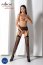 Dres decupat Passion S028, cu decupaje, negru, model floral, S-L# - culoare si material
