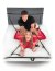 Sistem imobilizare pentru pat, Fetish Fantasy Series, Ultimate Bed Restraint System, 4 catuse, curele, nailon, negre, marime universala - detaliu design