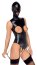 Body decupat cu cagula Bad Kitty, Leather Look# - detaliu design