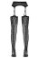Ciorapi Pojartier Suspender Tights Cottelli Collection - Negru