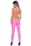 Salopeta wetlook latex, acoperit cu poliuretan roz# - culoare si material