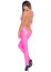 Salopeta wetlook latex, acoperit cu poliuretan roz# - dimensiuni complete