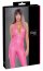 Salopeta wetlook latex, acoperit cu poliuretan roz# - accesorii incluse