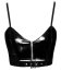 Bustiera Latex Carmen -Negru