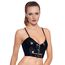 Bustiera Latex Carmen -Negru