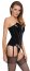 Latex Look Corset Donna#