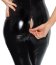 Salopeta Latex Look Femei Black Level -  Negru