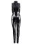 Salopeta Latex Look Femei Black Level -  Negru