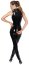Salopeta Latex Look Femei Black Level -  Negru