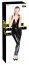 Salopeta Latex Look Femei Black Level -  Negru