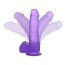 Dildo Violet Small, Jelly Purple [ 17,5 cm x 3,5 cm ]#