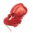 Ornamente Sfarcuri Red Heart Nipple Pasties cu Ciucuri - Rosu