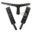 Catuse ZADO "Leather Fesselset" - Negre##