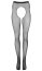 Dresuri dama, plasa, decupat, cu strasuri, negru, S-L# - accesorii incluse
