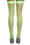 Ciorapi din plasa verde, cu banda elastica, Nylon Fishnet, Be Wicked, S-L# - detaliu design