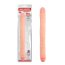 Dildo Dublu Chisa Novelties "Ballsy Super Cock" 46 cm - Natural - vedere frontala