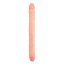 Dildo Dublu Chisa Novelties "Ballsy Super Cock" 46 cm - Natural - detaliu design