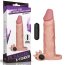 Prelungitor penis cu inel testicule si vibrator glont, 19cm, [ + 5 cm ] - vedere frontala