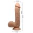 Dildo XXL Realistic cu scrot si ventuza, Beautiful Johnson, [ 24 cm x 4,7 cm ] - detaliu design