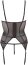 Body Corset cu Inserții Wetlook Cottelli Collection - Negru - vedere laterala