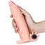 Prelungitor penis cu inel testicule si vibrator glont, 19cm, [ + 5 cm ] - dimensiuni complete