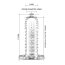 Prelungitor Penis Lybaile »Penis Sleeve Clear« 13,5 cm - dimensiuni complete