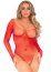Body plasa rosu cu strasuri, Leg Avenue, S-L#