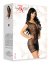 Rochie Bodystocking, plasa neagra cu model, Erica, Beauty Night, S-L# - vedere spate