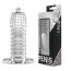 Prelungitor Penis Lybaile »Penis Sleeve Clear« 13,5 cm - detaliu finisaj