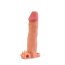 Prelungitor penis cu inel testicule si vibrator glont, 19cm, [ + 5 cm ] - vedere laterala