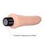 Vibrator Ultrarealistic Cyberskin, Real Softee, 10 Vibratii, [24 cm x 3,8 cm]#