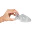 Dildo Anal Crystal Clear Big Plug - vedere spate