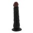 Dildo NMC "Dolie" 20 cm - Negru - culoare si material