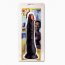Dildo NMC "Dolie" 20 cm - Negru - detaliu finisaj
