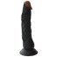 Dildo NMC "Dolie" 20 cm - Negru - dimensiuni complete