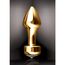 Butt Plug Pipedream "Mini Luv Gold" 8 cm - Galben##