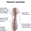 Vibrator Satisfyer »Pro 2« Generation 2, Auriu - detaliu design