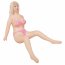 Papusa Gonflabila NMC "Bridget Big Boob" 160 cm - Natural##