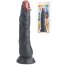 Dildo NMC "Dolie" 20 cm - Negru - detaliu design