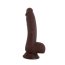 Dildo Natural Realistic Brown [ 19,5 cm x 3,5 cm ] - detaliu design