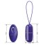 Pretty Love Arvin Youth, Ou Vibrator cu Telecomanda, 12 Trepte de Vibratie, Albastru Metalic, [ 8cm x 3cm ] - vedere laterala